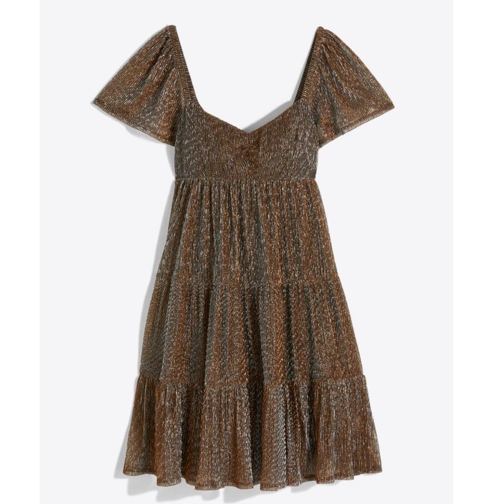 Draper James Brown Mini Dress